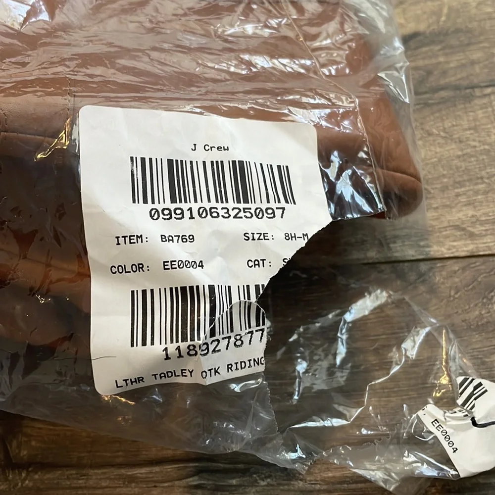 J. Crew Leather over-the-knee riding boots Item BA769 - Picture 5 of 5